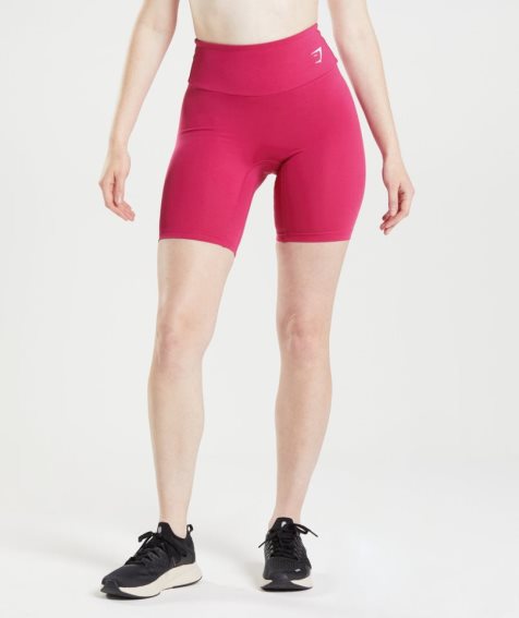 Women's Gymshark Training Cycling Shorts Pink | CA 01563A